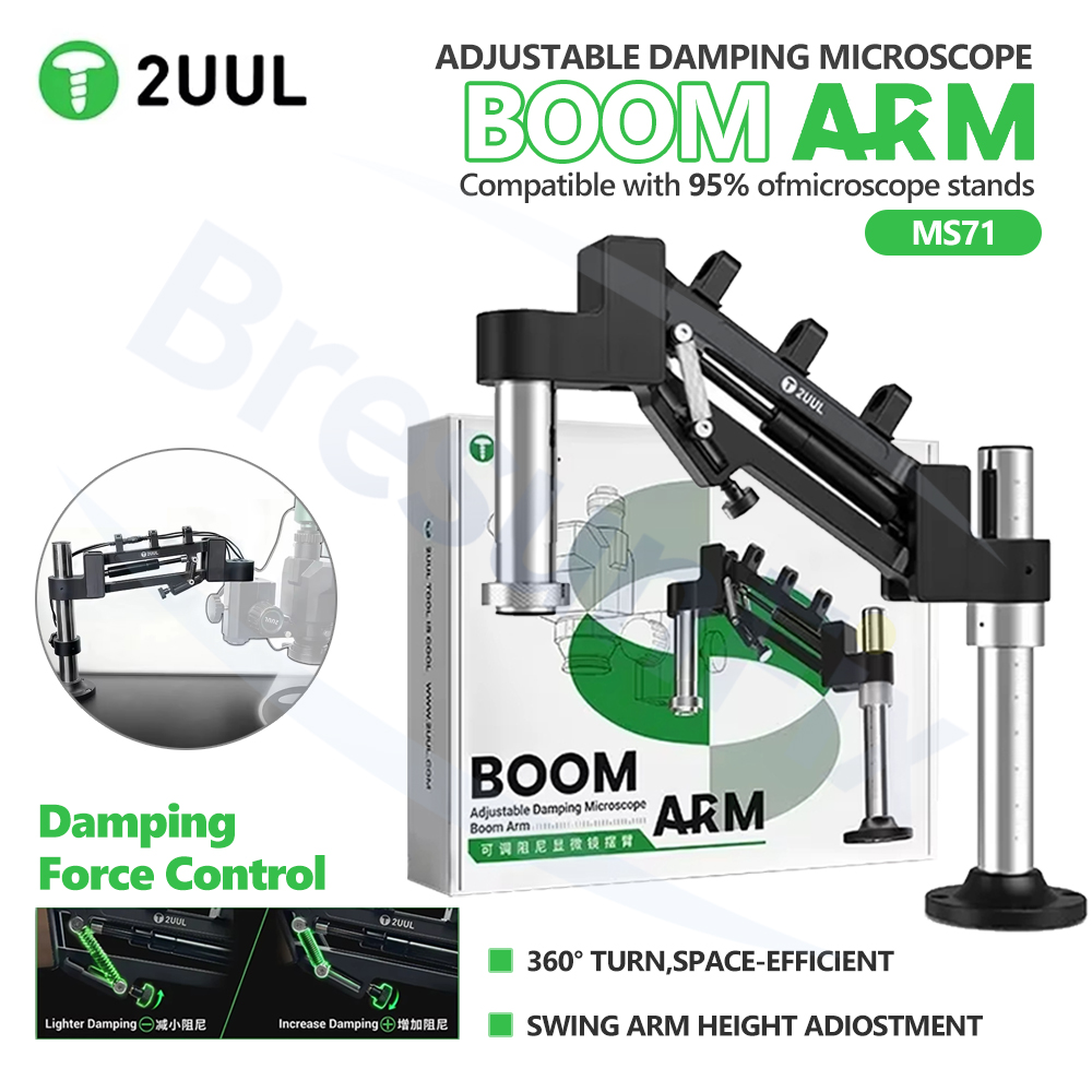 Electronics Repair Tool - 2UUL MS71 Adjustable Damping Microscope Swing