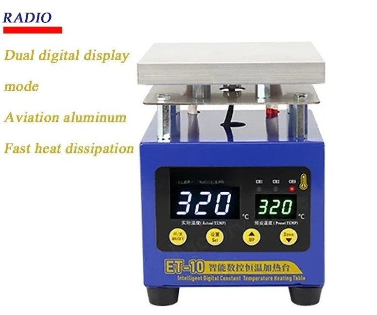 Electronics Repair Table - New ET-10 Heating Station Electronic Hot