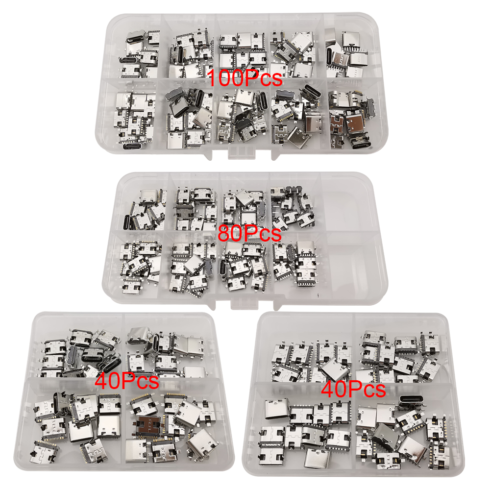 40/80/100Pcs Mix 2Pin 6Pin 16P – Electronics Repair Training recenzja i cena