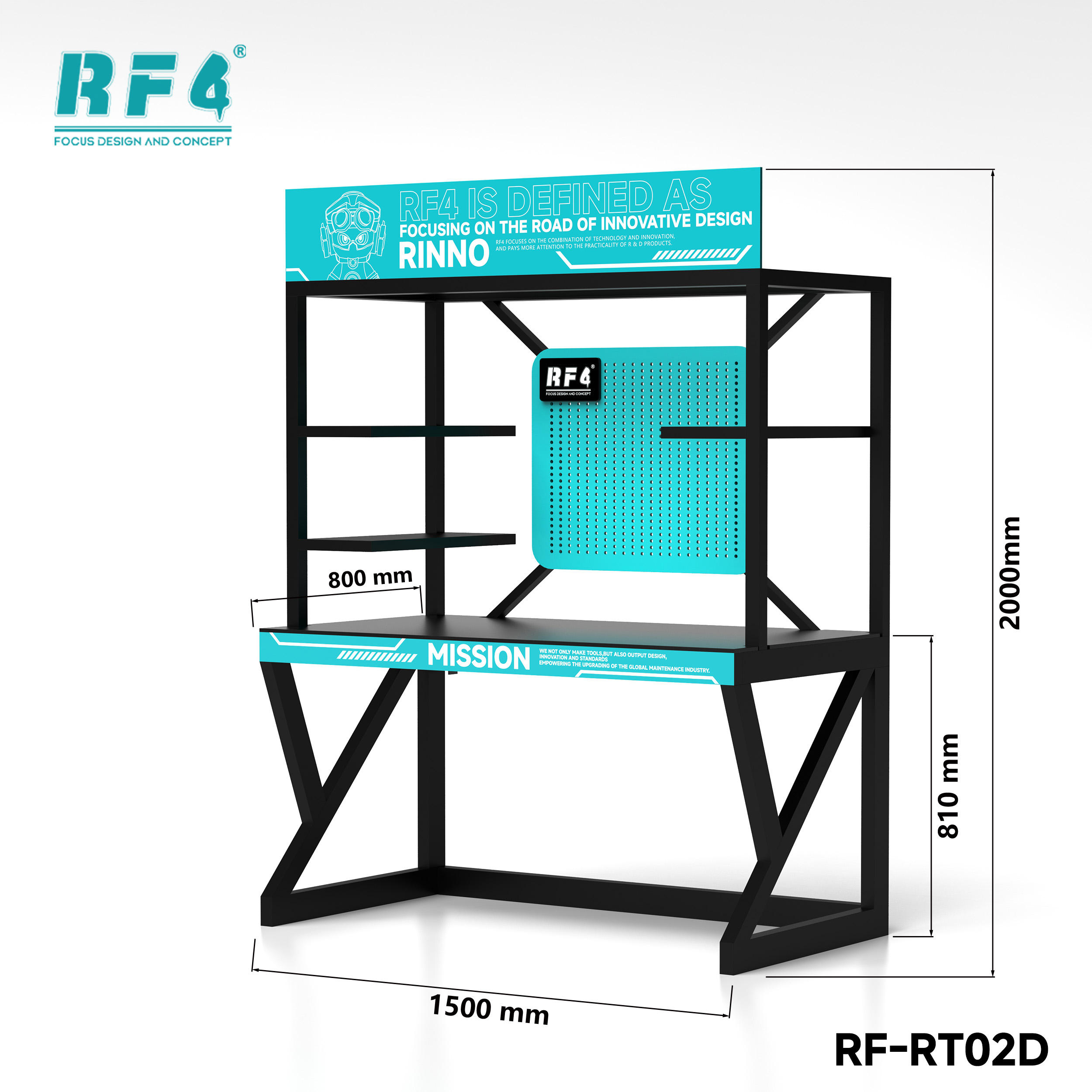 RF4 RF-RT02D Phone Repair Work – Electronics Repair Table recenzja i cena