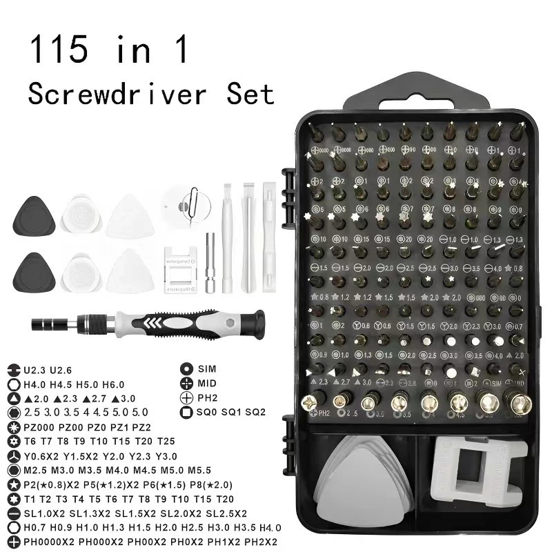 115-in-1 Screwdriver Set, Mult – Electronics Repair Training recenzja i cena