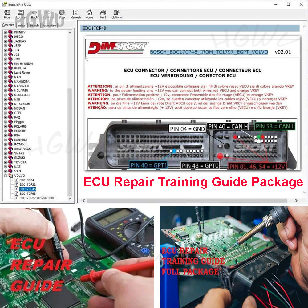 ECU Repair Training Package +  – Electronics Repair Training recenzja i cena