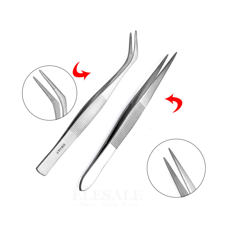 Stainless Steel Tweezers Grip  – Electronics Repair Training recenzja i cena